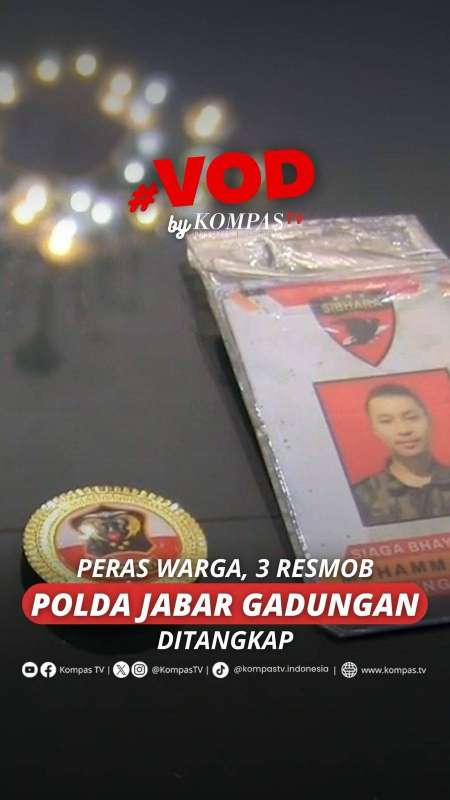 PERAS WARGA, 3 RESMOB POLDA JABAR GADUNGAN DITANGKAP