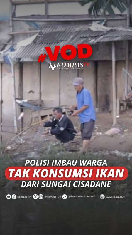 POLISI IMBAU WARGA TAK KONSUMSI IKAN DARI SUNGAI CISADANE