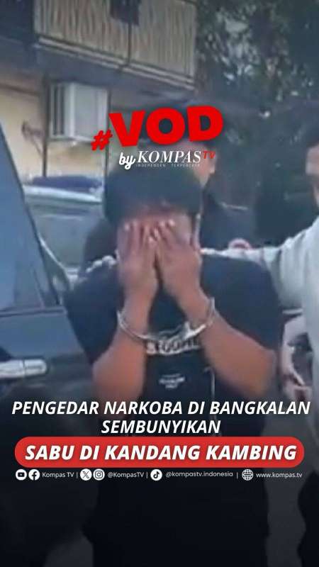 PENGEDAR NARKOBA DI BANGKALAN SEMBUNYIKAN SABU DI KANDANG KAMBING