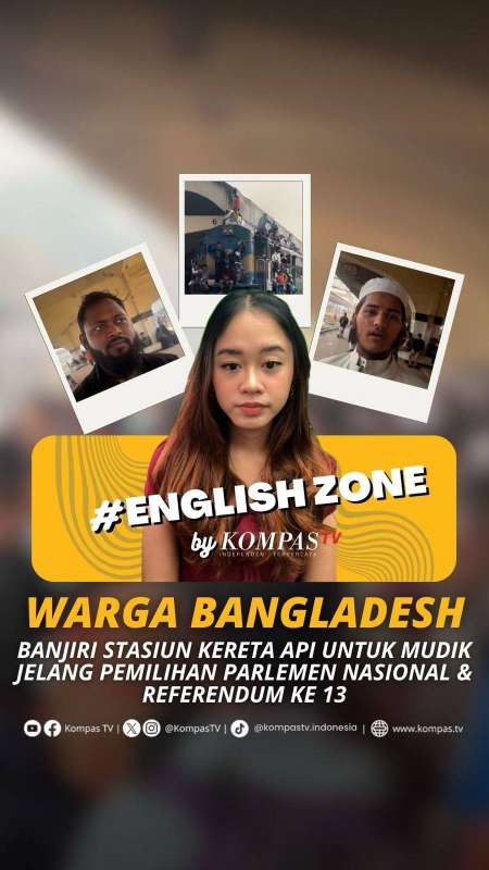 WARGA BANGLADESH BANJIRI STASIUN KERETA API UNTUK MUDIK JELANG PEMILIHAN PARLEMEN NASIONAL