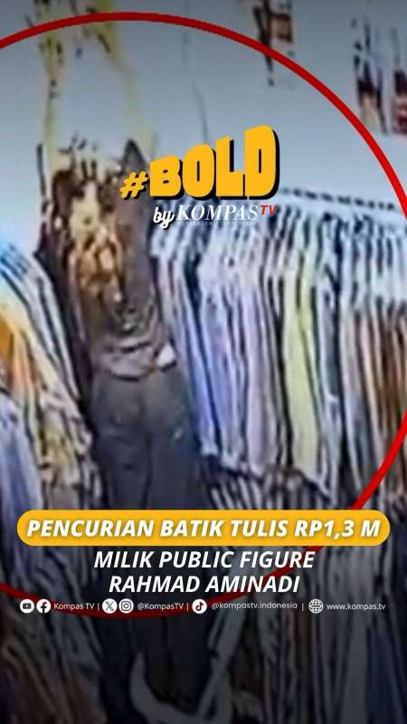 PENCURIAN BATIK TULIS RP1,3 M MILIK PUBLIC FIGURE RAHMAD AMINADI