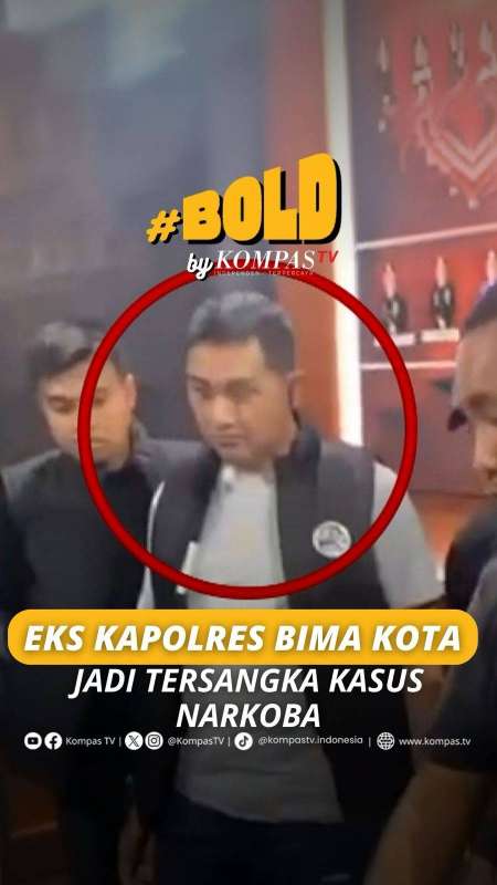 EKS KAPOLRES BIMA KOTA JADI TERSANGKA KASUS NARKOBA