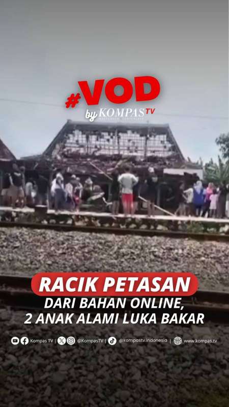 RACIK PETASAN DARI BAHAN ONLINE, 2 ANAK ALAMI LUKA BAKAR