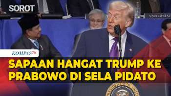 Sapaan Hangat Presiden Trump Ke Presiden Prabowo: Thanks For Being Here