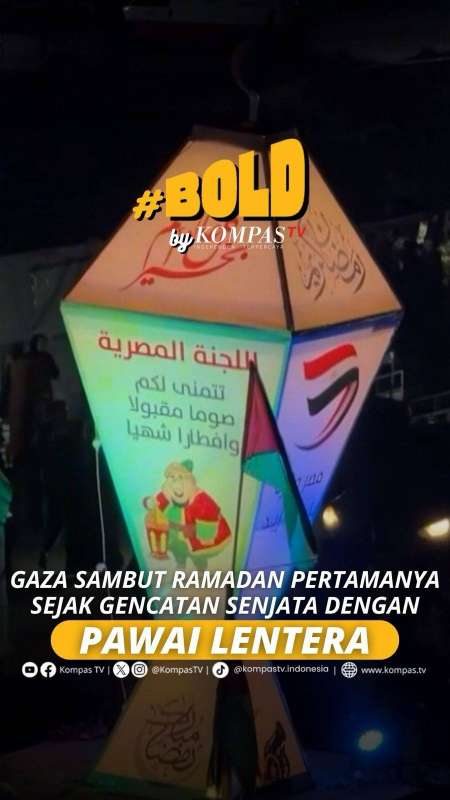 GAZA SAMBUT RAMADAN PERTAMANYA SEJAK GENCATAN SENJATA DENGAN PAWAI LENTERA
