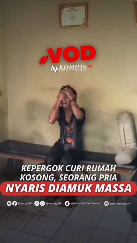 KEPERGOK CURI RUMAH KOSONG, SEORANG PRIA NYARIS DIAMUK MASSA