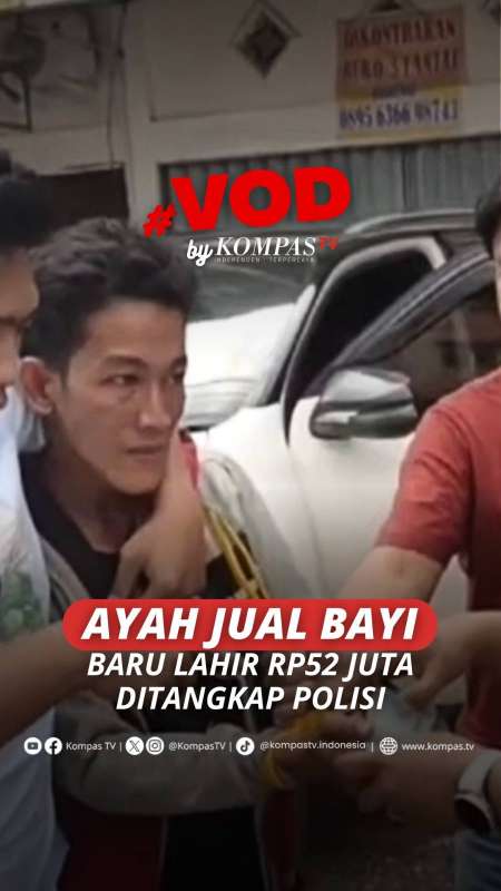 Ayah Jual Bayi Baru Lahir Rp52 Juta Ditangkap Polisi