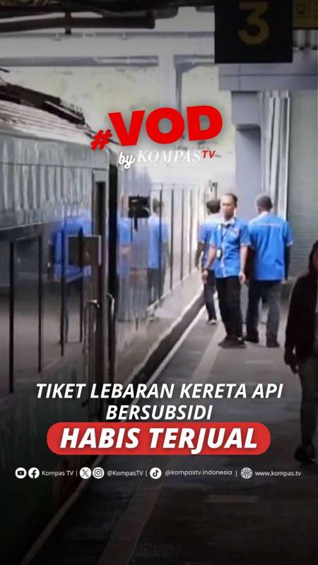 Tiket Lebaran Kereta Api Bersubsidi Habis Terjual
