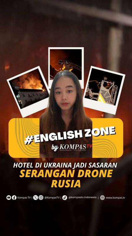 HOTEL DI UKRAINA JADI SASARAN SERANGAN DRONE RUSIA