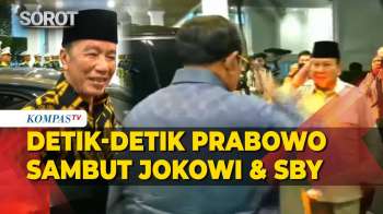 Jokowi Hadir, Prabowo Beri Hormat Ke SBY Saat Tiba Di Istana