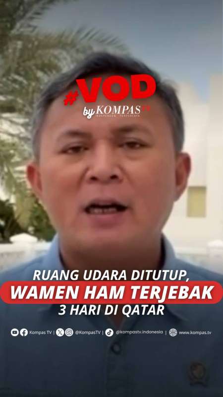 RUANG UDARA DITUTUP, WAMEN HAM TERJEBAK 3 HARI DI QATAR