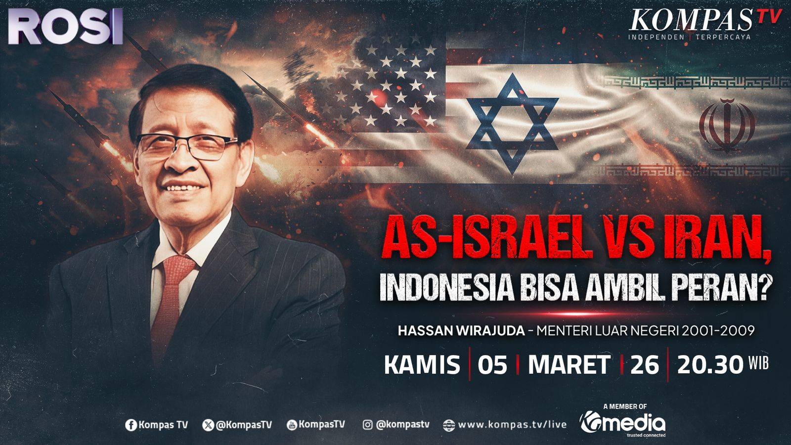 [FULL] AS-Israel VS Iran, Prabowo Siap Jadi Mediator? | ROSI