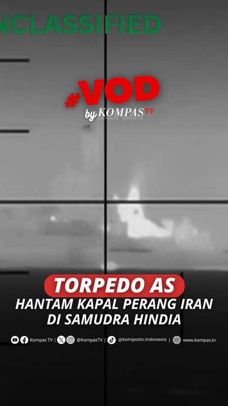TORPEDO AS HANTAM KAPAL PERANG IRAN DI SAMUDRA 