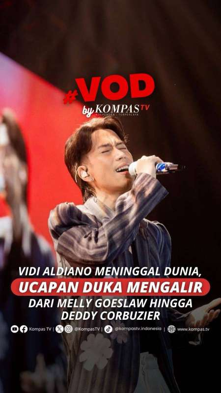 VIDI ALDIANO MENINGGAL, UCAPAN DUKA MENGALIR DARI MELLY GOESLAW HINGGA DEDDY CORBUZIER