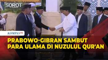 Momen Prabowo-Gibran Sambut Para Ulama Di Peringatan Nuzulul Quran Di Istana Negara