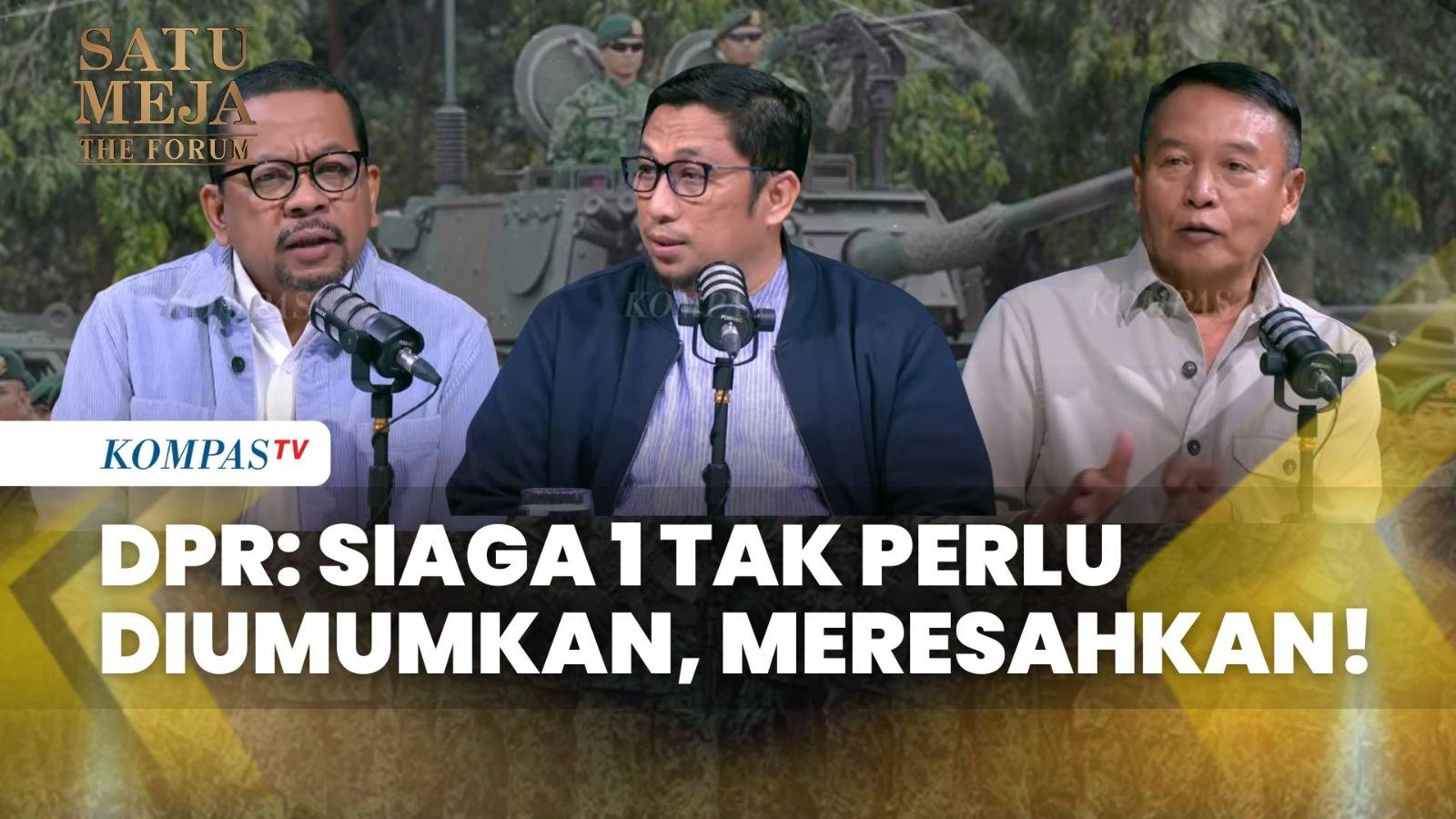 DEBAT! Beda Pendapat Feri Amsari Dan Qodari Soal Siaga 1 TNI Hingga Impor Beras | SATU MEJA