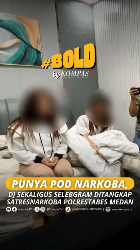 PUNYA POD NARKOBA, DJ SEKALIGUS SELEBGRAM DITANGKAP SATRESNARKOBA POLRESTABES MEDAN