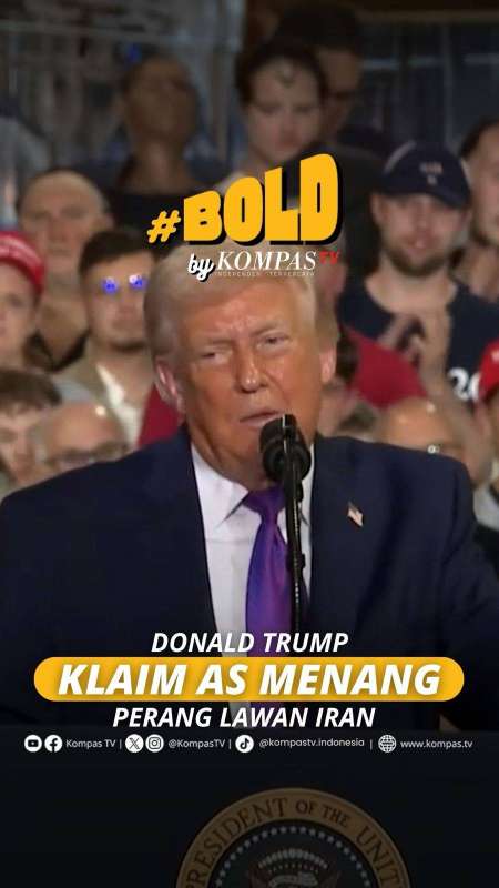 DONALD TRUMP KLAIM AS MENANG PERANG LAWAN IRAN
