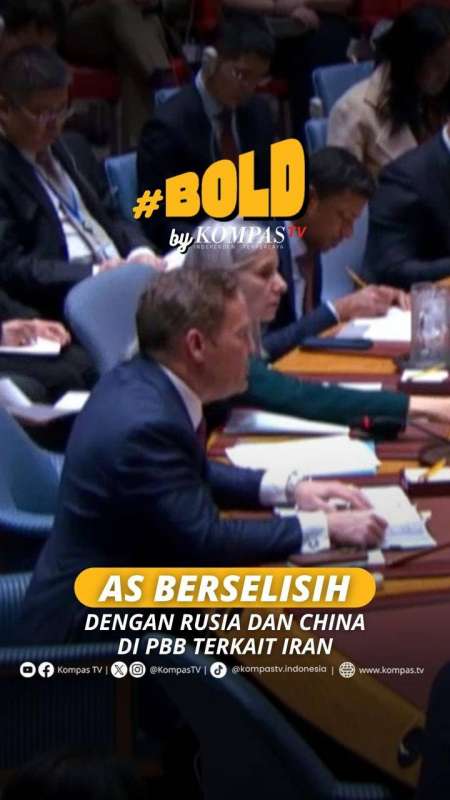 AS BERSELISIH DENGAN RUSIA DAN CHINA DI PBB TERKAIT IRAN