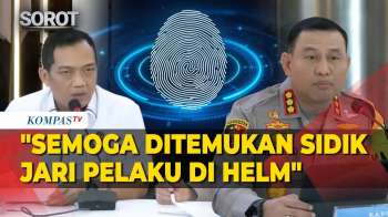 Polisi Cek Sidik Jari Di Helm Diduga Milik Penyiram Air Keras Aktivis KontraS