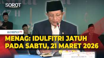 Hasil Sidang Isbat, Menag: Idulfitri 1 Syawal 1447 H Jatuh Pada Sabtu 21 Maret 2026