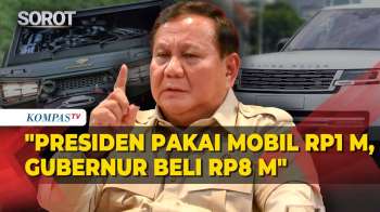Prabowo Soroti Mobil Gubernur Rp8 Miliar: Saya Pakai Maung Rp1 Miliar