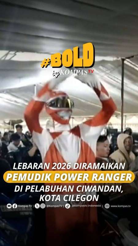 LEBARAN 2026 DIRAMAIKAN PEMUDIK POWER RANGER DI PELABUHAN CIWANDAN, KOTA CILEGON