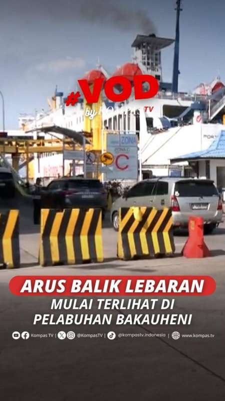 ARUS BALIK LEBARAN MULAI TERLIHAT DI PELABUHAN BAKAUHENI