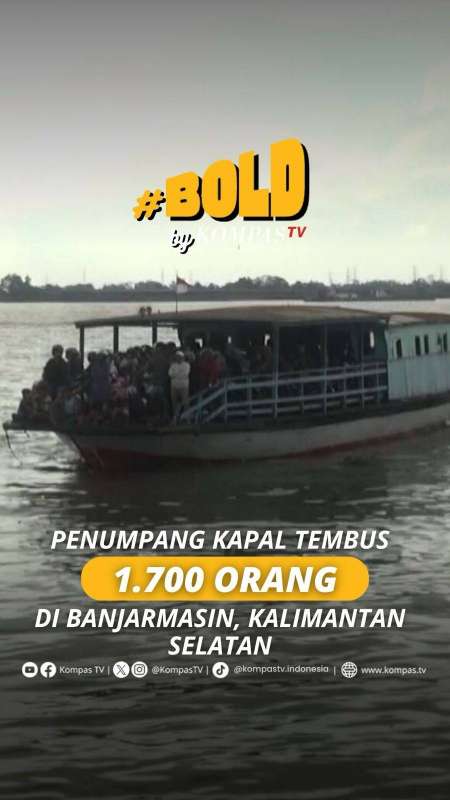 PENUMPANG KAPAL TEMBUS 1.700 ORANG DI BANJARMASIN, KALIMANTAN SELATAN