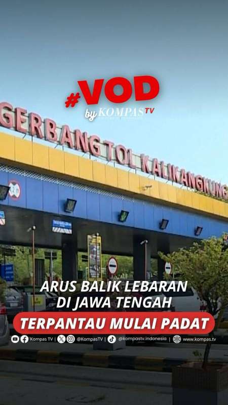 ARUS BALIK LEBARAN DI JAWA TENGAH TERPANTAU MULAI PADAT