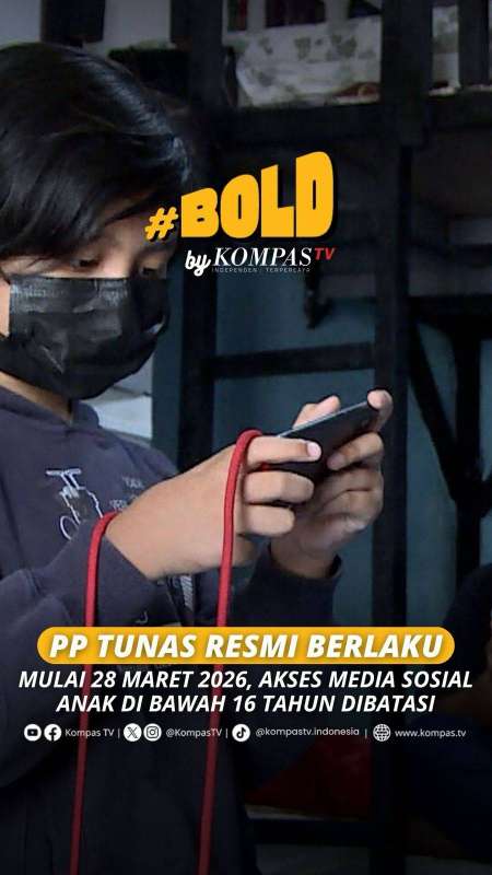 PP TUNAS RESMI BERLAKU MULAI 28 MARET 2026, AKSES MEDSOS ANAK DI BAWAH 16 TAHUN DIBATASI