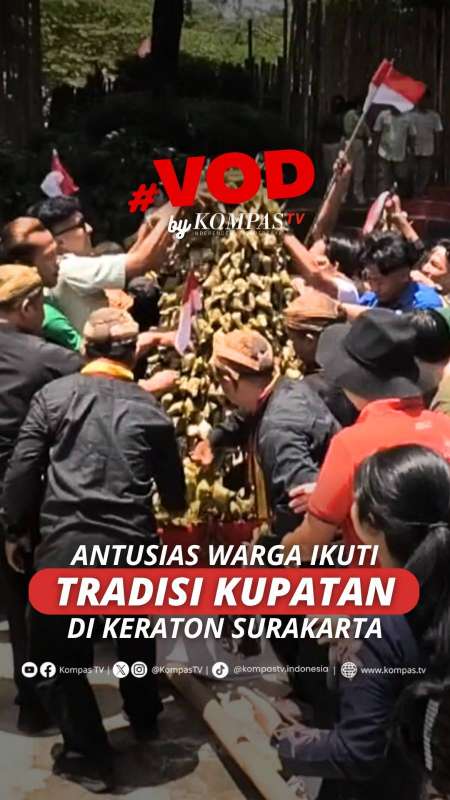 Antusias Warga Ikuti Tradisi Kupatan Di Keraton Surakarta