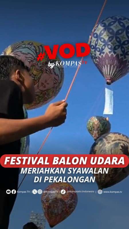 Festival Balon Udara Meriahkan Syawalan Di Pekalongan
