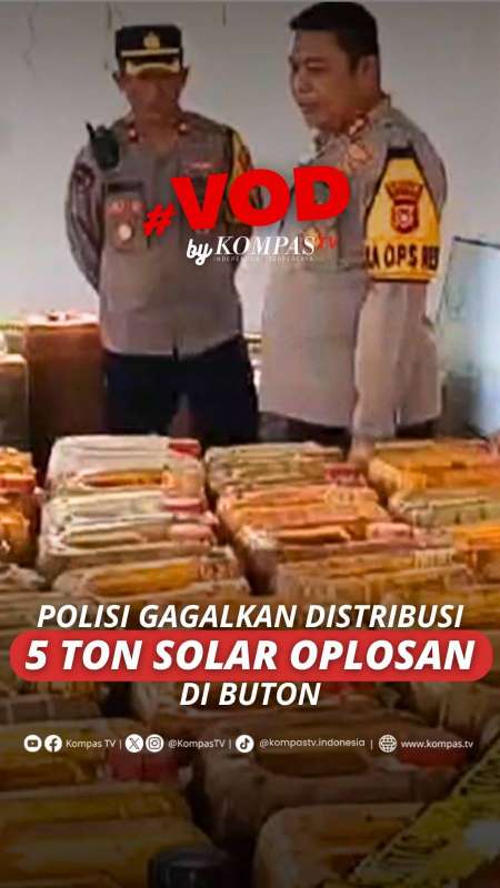 Polisi Gagalkan Distribusi 5 Ton Solar Oplosan Di Buton