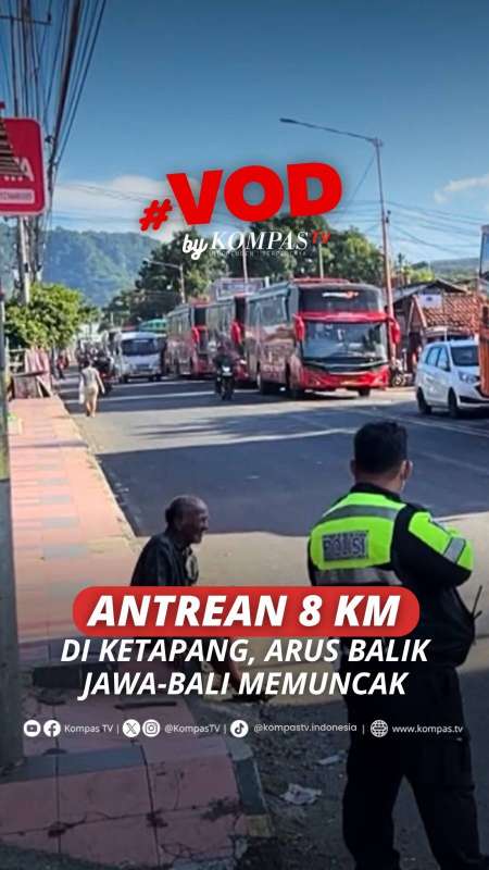 Antrean 8 KM Di Ketapang, Arus Balik Jawa-Bali Memuncak