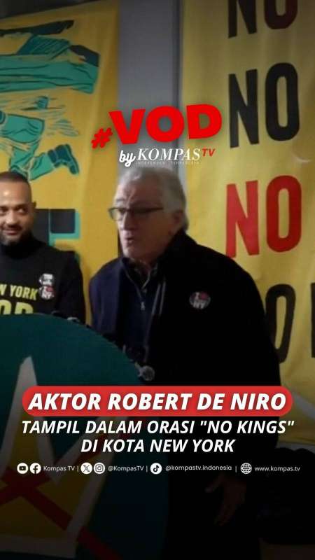 AKTOR ROBERT DE NIRO TAMPIL DALAM ORASI NO KINGS DI KOTA NEW YORK