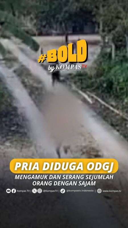 PRIA DIDUGA ODGJ MENGAMUK DAN SERANG SEJUMLAH ORANG DENGAN SAJAM