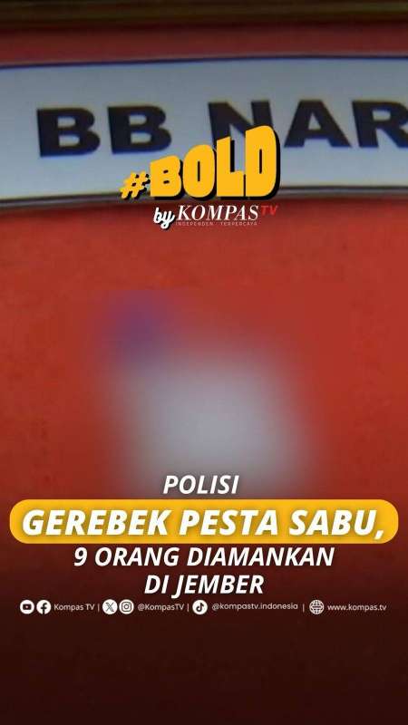 POLISI GEREBEK PESTA SABU, 9 ORANG DIAMANKAN DI JEMBER