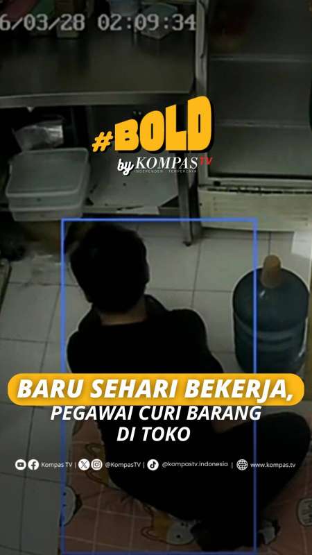 BARU SEHARI BEKERJA, PEGAWAI CURI BARANG DI TOKO