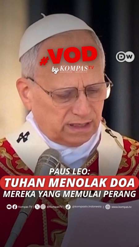 Paus Leo: Tuhan Menolak Doa Mereka Yang Memulai Perang