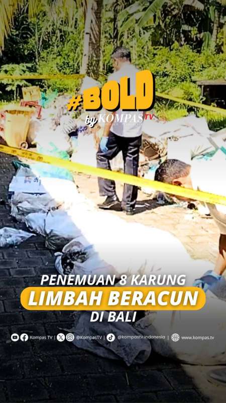 PENEMUAN 8 KARUNG LIMBAH BERACUN DI BALI