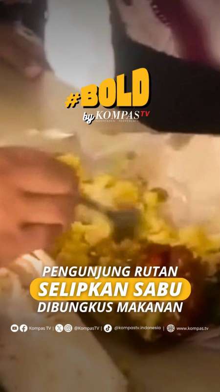 PENGUNJUNG RUTAN SELIPKAN SABU DIBUNGKUS MAKANAN
