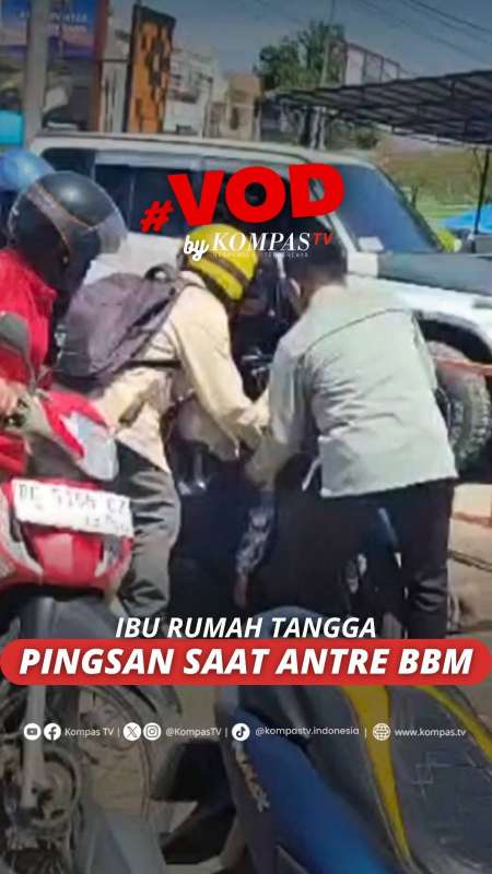 IBU RUMAH TANGGA PINGSAN SAAT ANTRE BBM