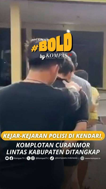 KEJAR-KEJARAN POLISI DI KENDARI, KOMPLOTAN CURANMOR LINTAS KABUPATEN DITANGKAP