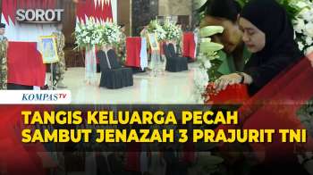 Tangis Keluarga Pecah Sambut Jenazah 3 Prajurit TNI Gugur di Lebanon Tiba di Indonesia