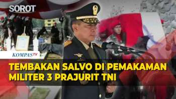 [Full] Tembakan Salvo Iringi Pemakaman Militer 3 Prajurit TNI Dari Bandung, Yogyakarta, Magelang