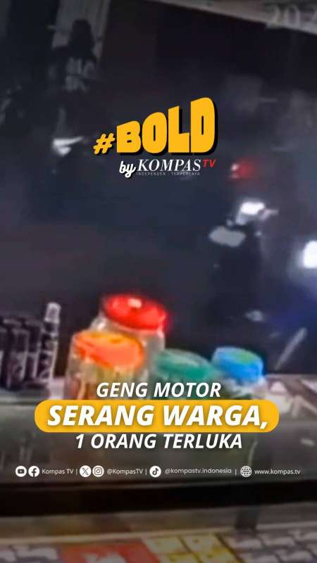 GENG MOTOR SERANG WARGA, 1 ORANG TERLUKA
