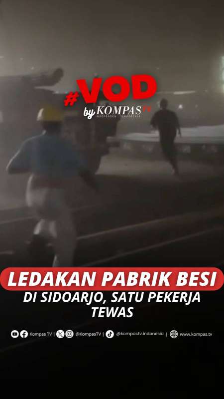 Ledakan Pabrik Besi Di Sidoarjo, Satu Pekerja Tewas
