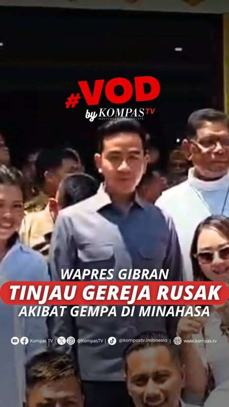 Wapres Gibran Tinjau Gereja Rusak Akibat Gempa Di Minahasa