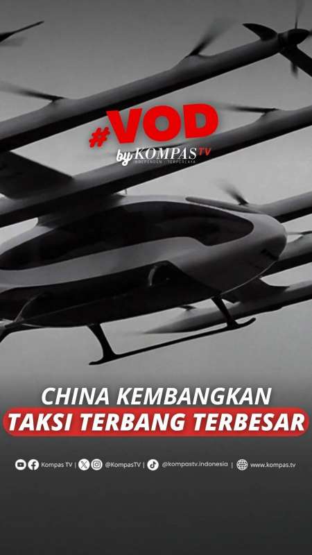 China Kembangkan Taksi Terbang Terbesar Di Dunia